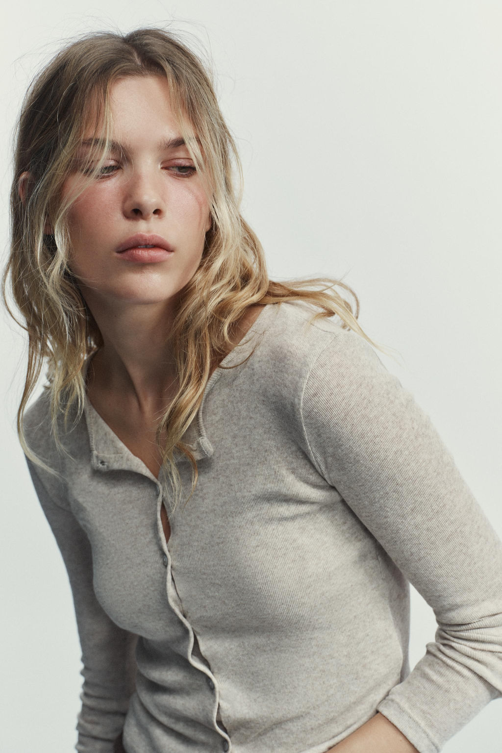 LACE TRIMMED COMBINATION JACKET AND TOP - Zara фото 11