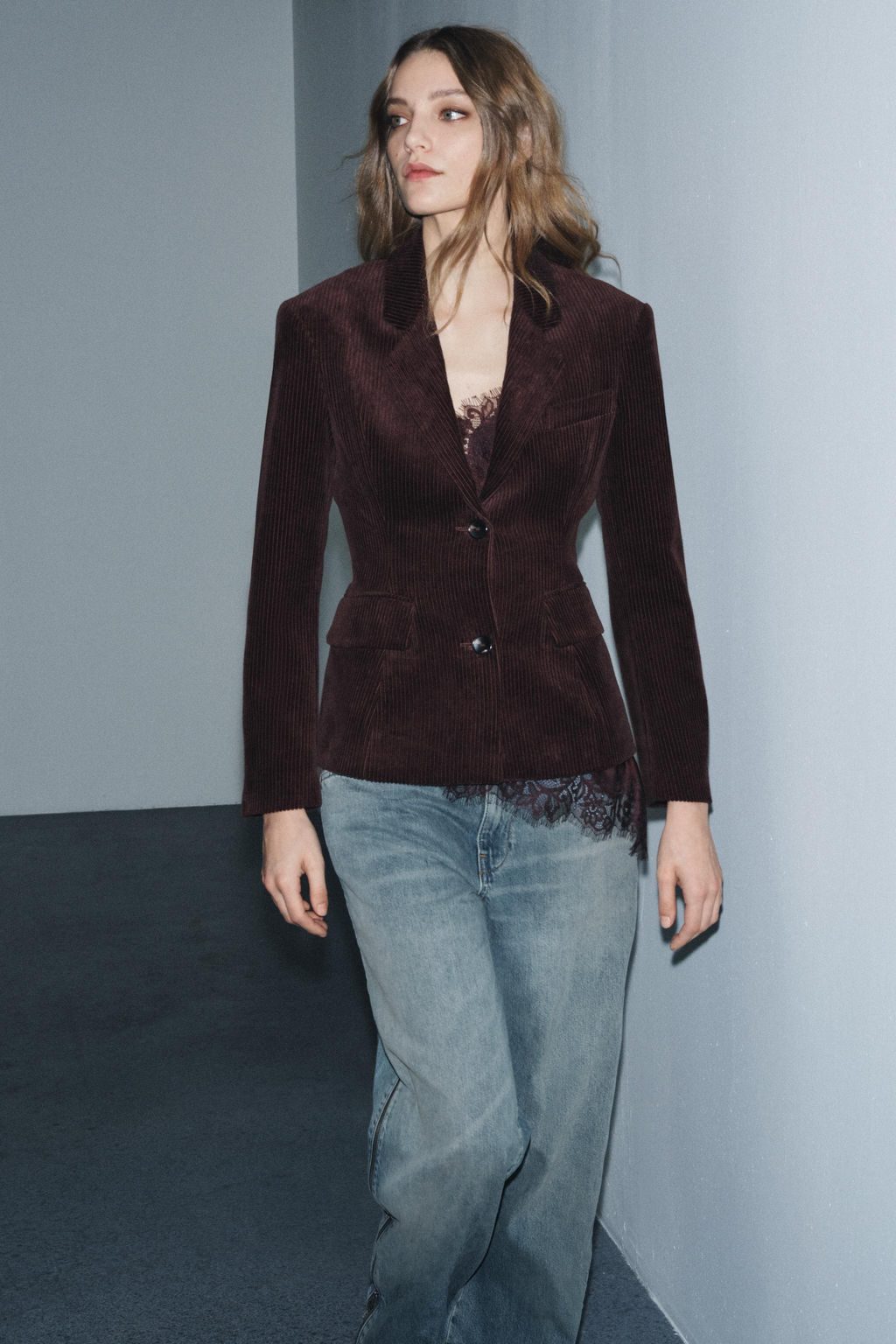 CORDUROY BLAZER ZW COLLECTION - Zara фото 2