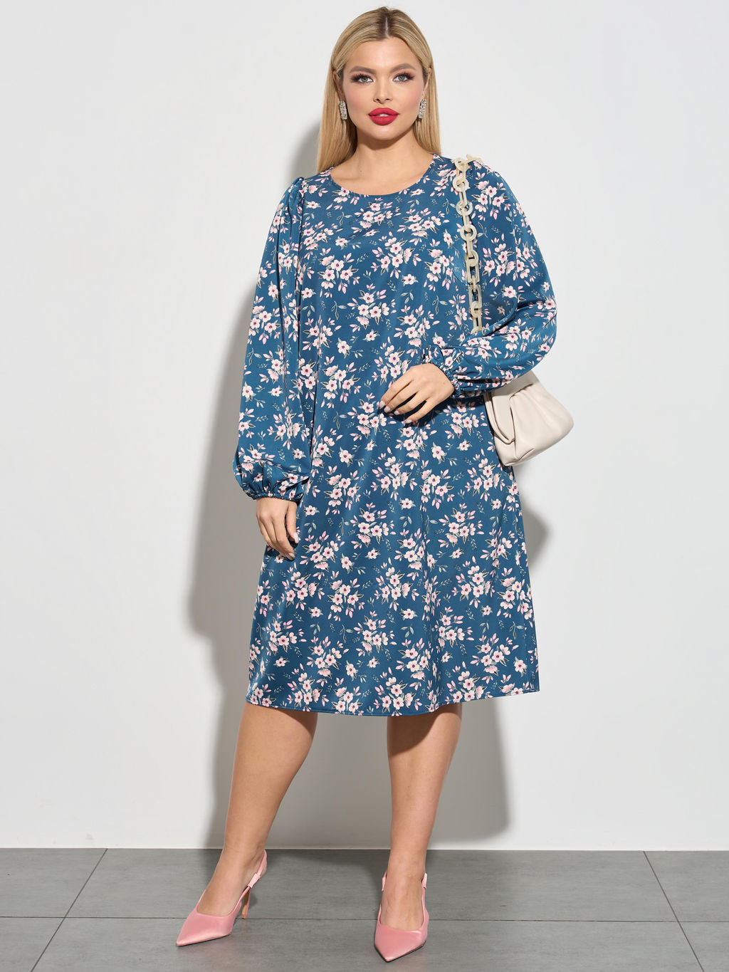 Платье 0277-1с морская глубина - Dora фото 5