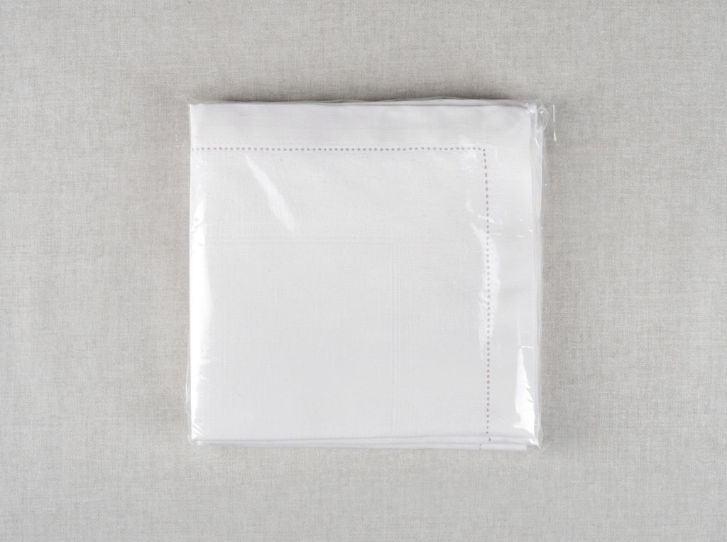 01с-44ЯК Салфетка 45*45 "Акантус" цв. белый (по 6 шт