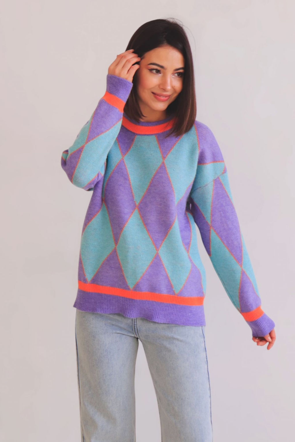 Martichelli Джемпер с ромбами  фото 2