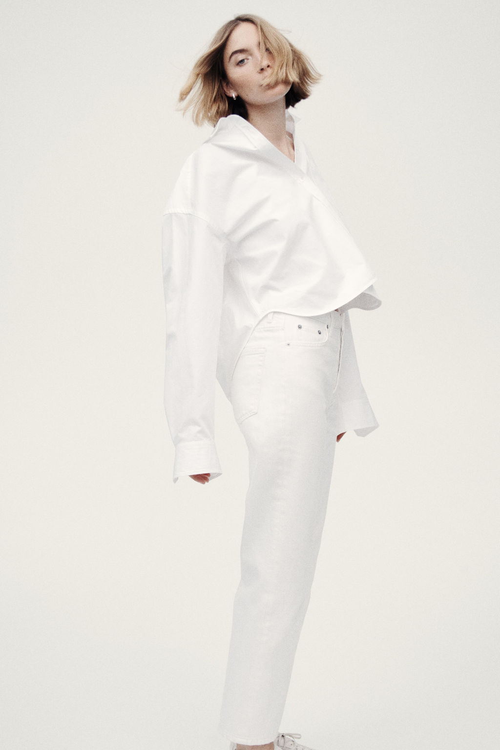 Straight High Waist Ankle Jeans - H&m фото 11