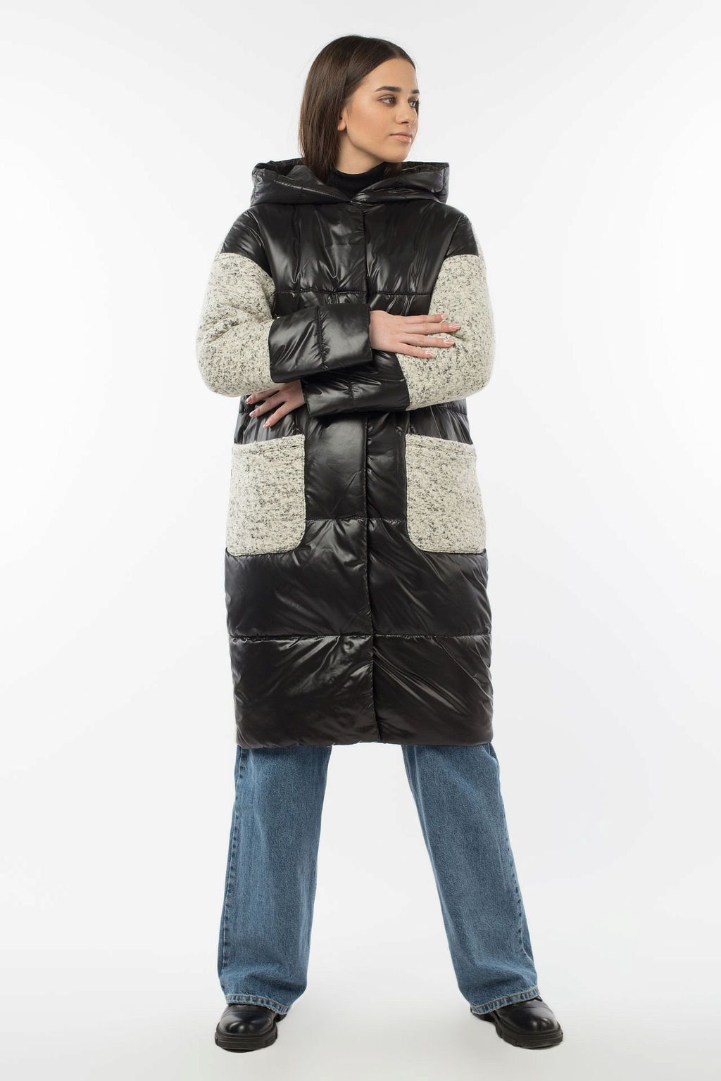 Пальто женское демисезонное Amalgama - Империя пальто фото 8