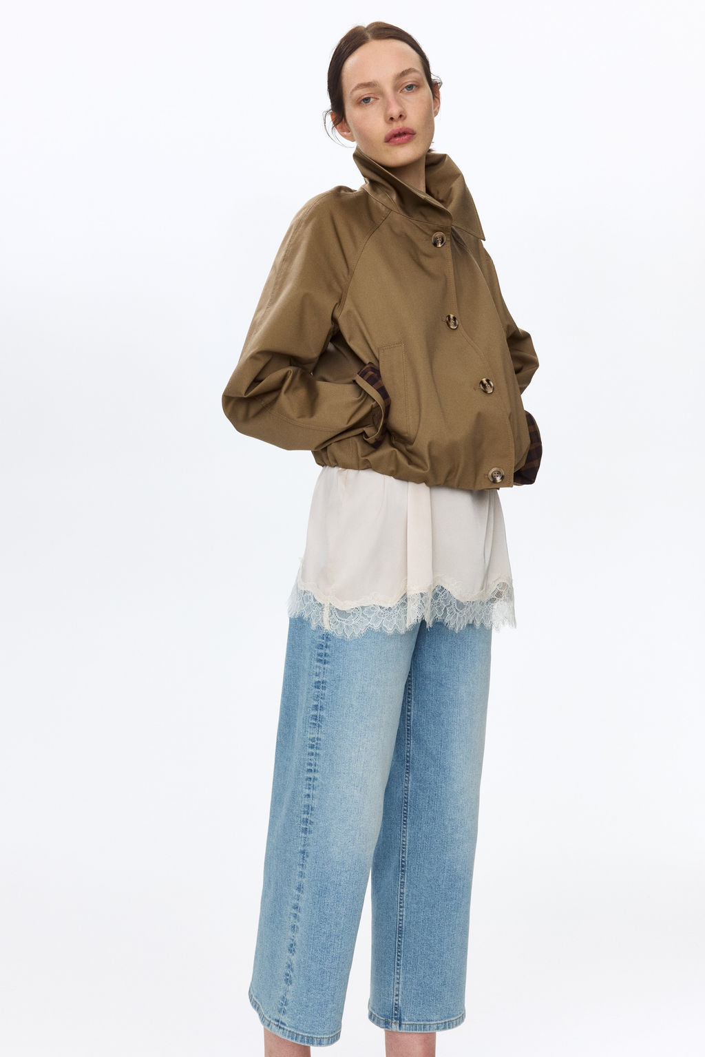 Wide High Waist Ankle Jeans - H&m фото 7
