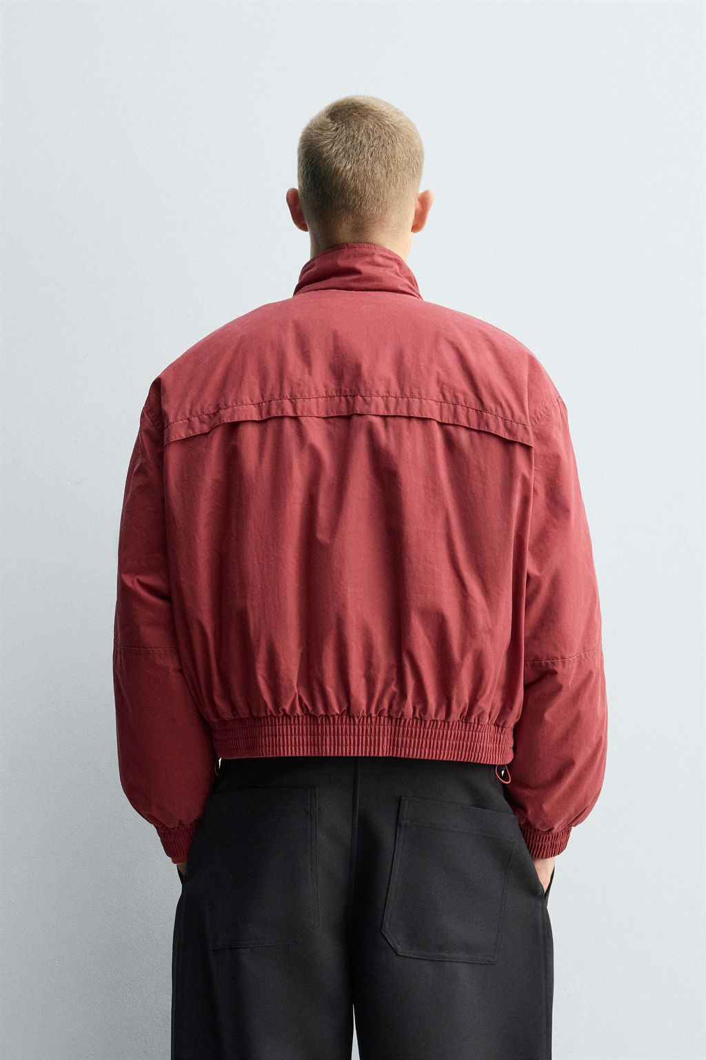 WAXED FINISH QUILTED JACKET - Zara фото 3