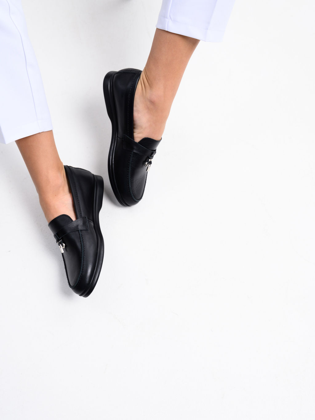 Лоферы EDART 170.2614 bl. Черный фото 13