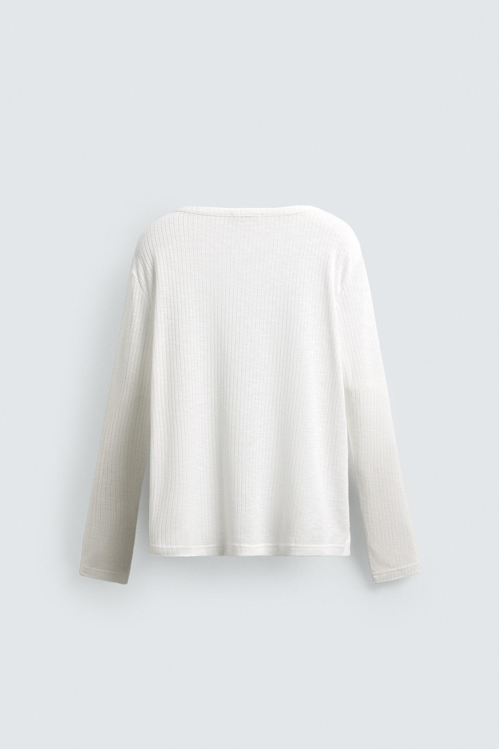 CAMISETA RELAXED FIT ESTRUCTURA CANAL? / Blanco