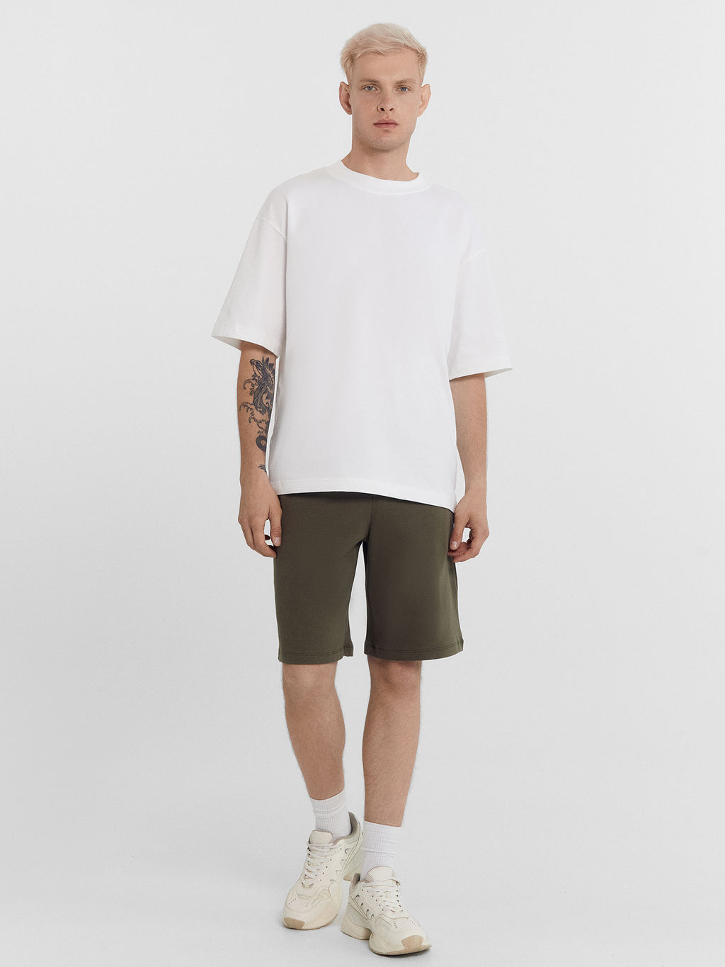 Шорты мужские в цвете серый хакки серый хаки 331010 - Mark formelle фото 3