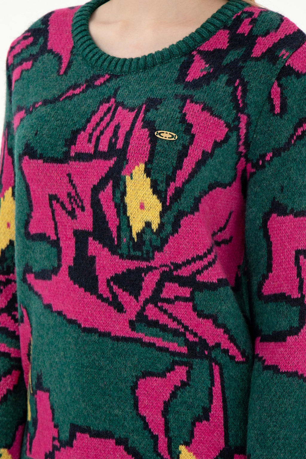 Женский темно-зеленый свитер Неожиданная скидка в корзине - U.s. polo assn фото 7