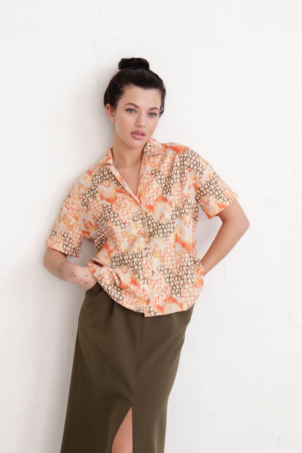 11222 Рубашка с коротким рукавом - Martichelli фото 4