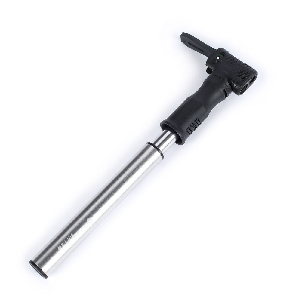 Велонасос COMIRON DIRK 1, алюминиевый цилиндр, пластиковая ручка, телескопическая головка на шланге, Presta-Schrader-Dunlop, 8,3 бар. /уп 100 - Галеонтрейд фото 12