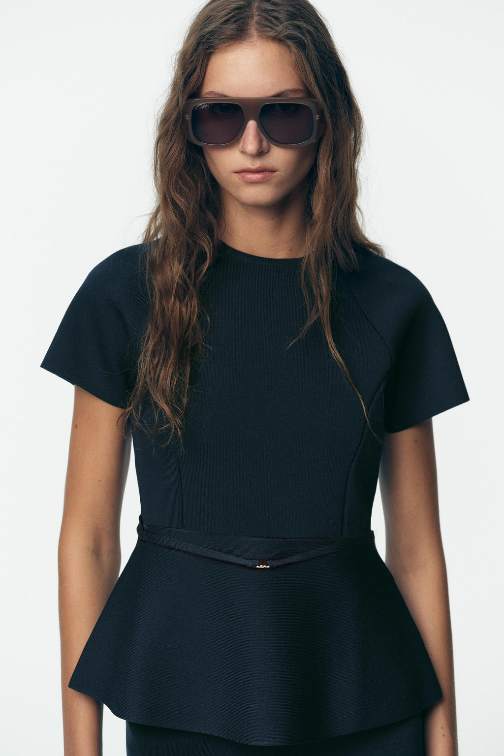 KNIT PEPLUM TOP - Zara фото 2