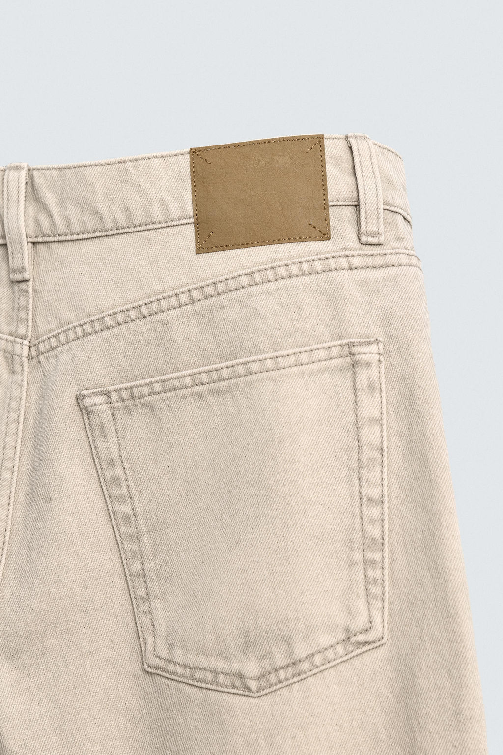 WASHED PRINT STRAIGHT-LEG JEANS - Zara фото 10