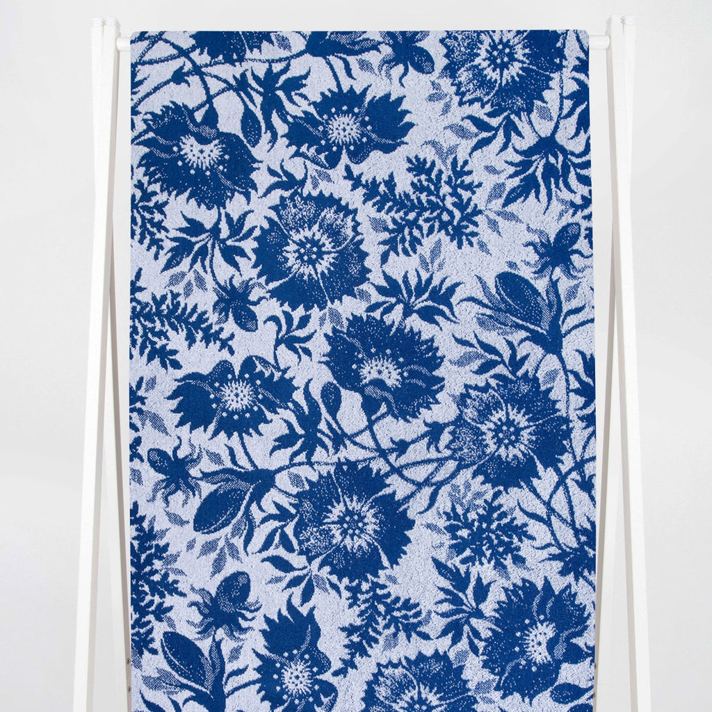 Полотенце махровое 6с102.411ж1 Васильки (синий8) 67х150см