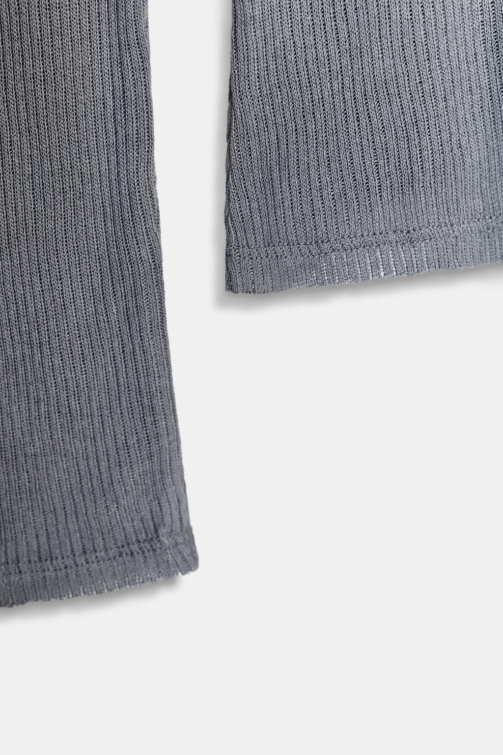 RIBBED HIGH NECK TOP - Zara фото 6