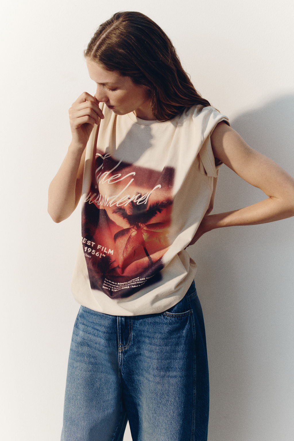 Camiseta oversize estampada - H&m фото 5