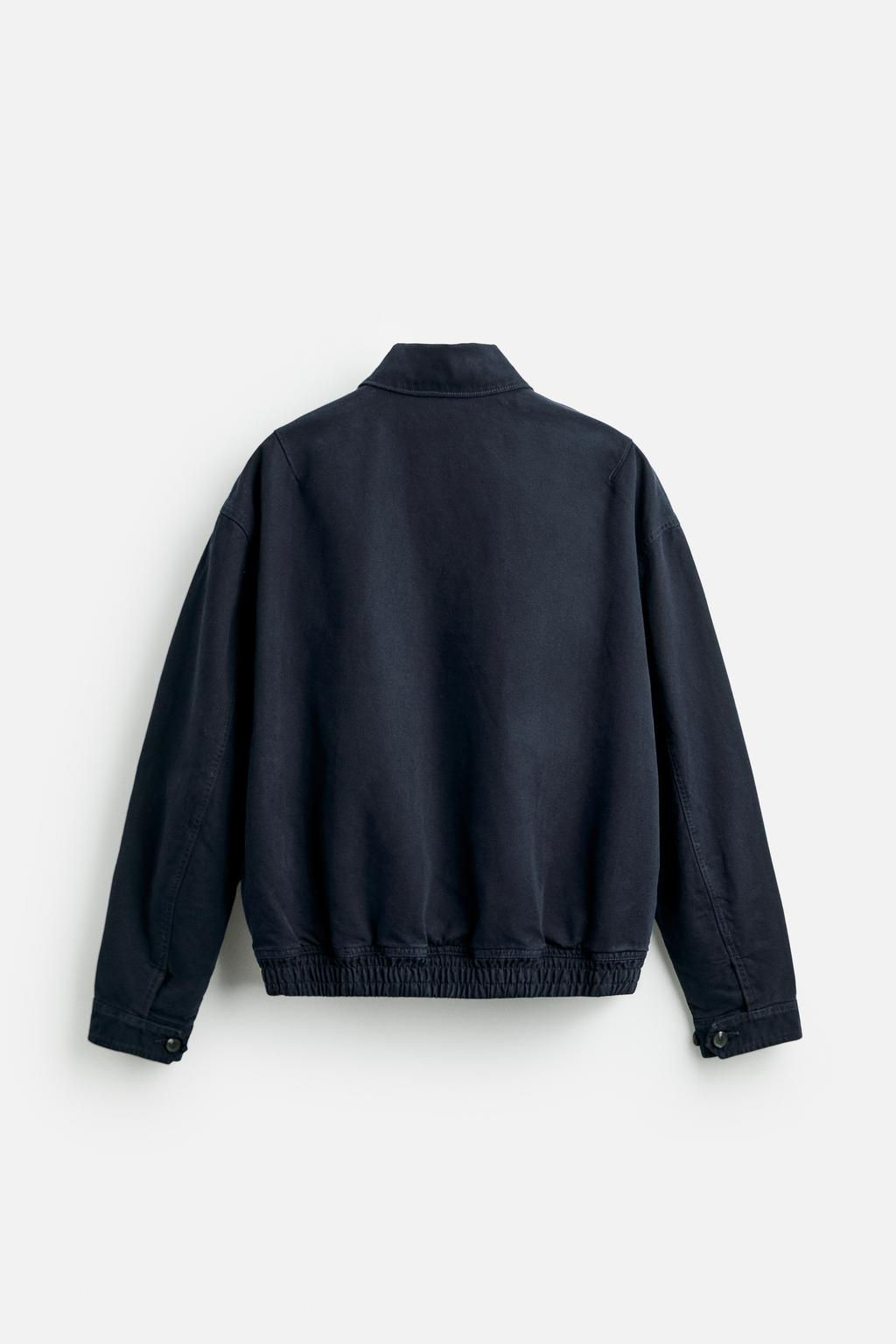 TEXTURED CANVAS JACKET - Zara фото 9