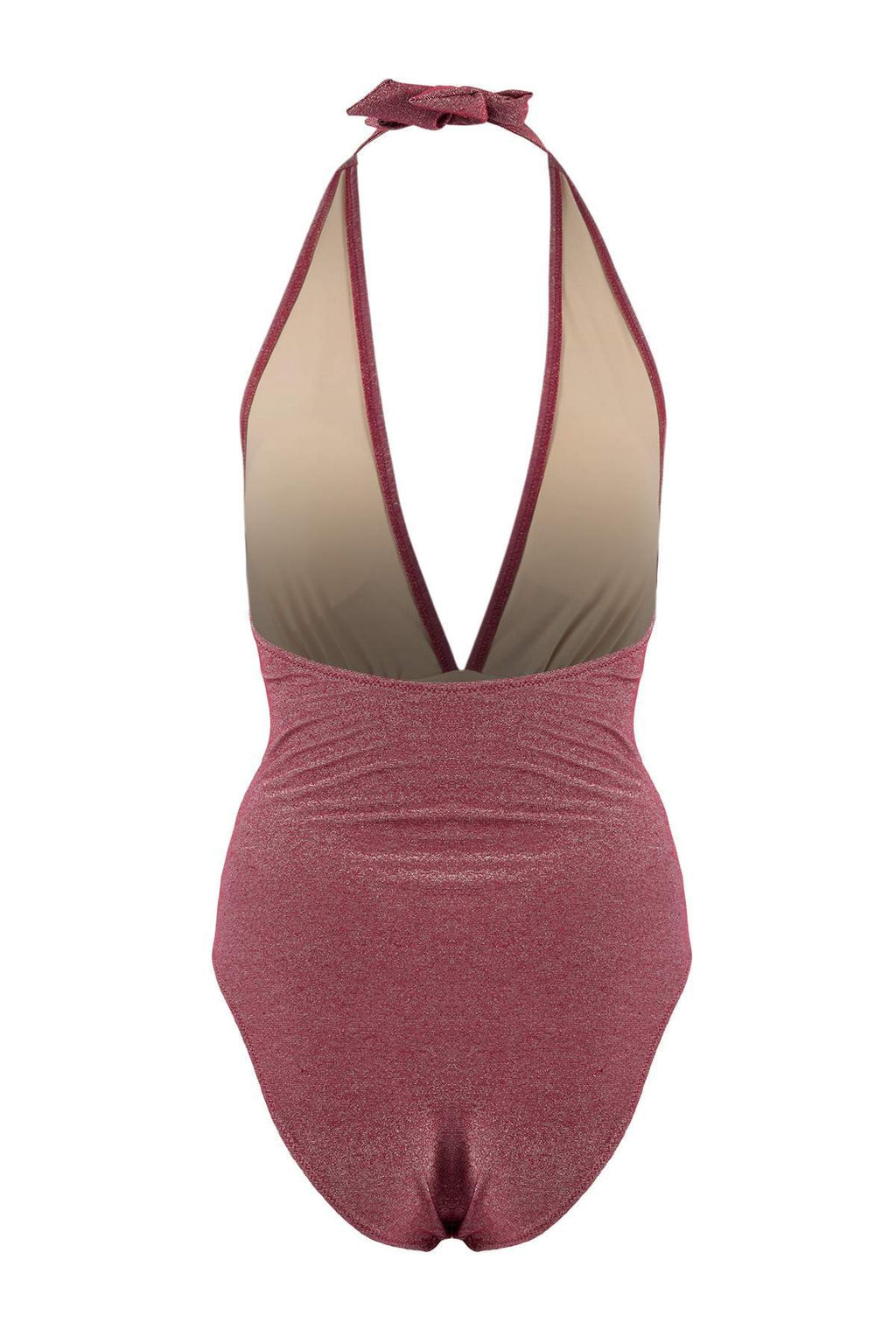 Bordo Simli Aksesuarl? Derin V Yaka Kapl? Regular Mayo TBESS26MA00021