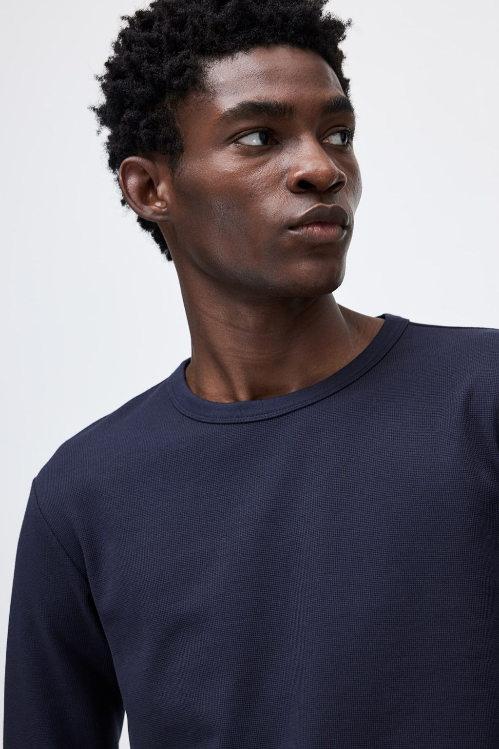 Camiseta gofrada de manga larga Regular Fit - H&m фото 2