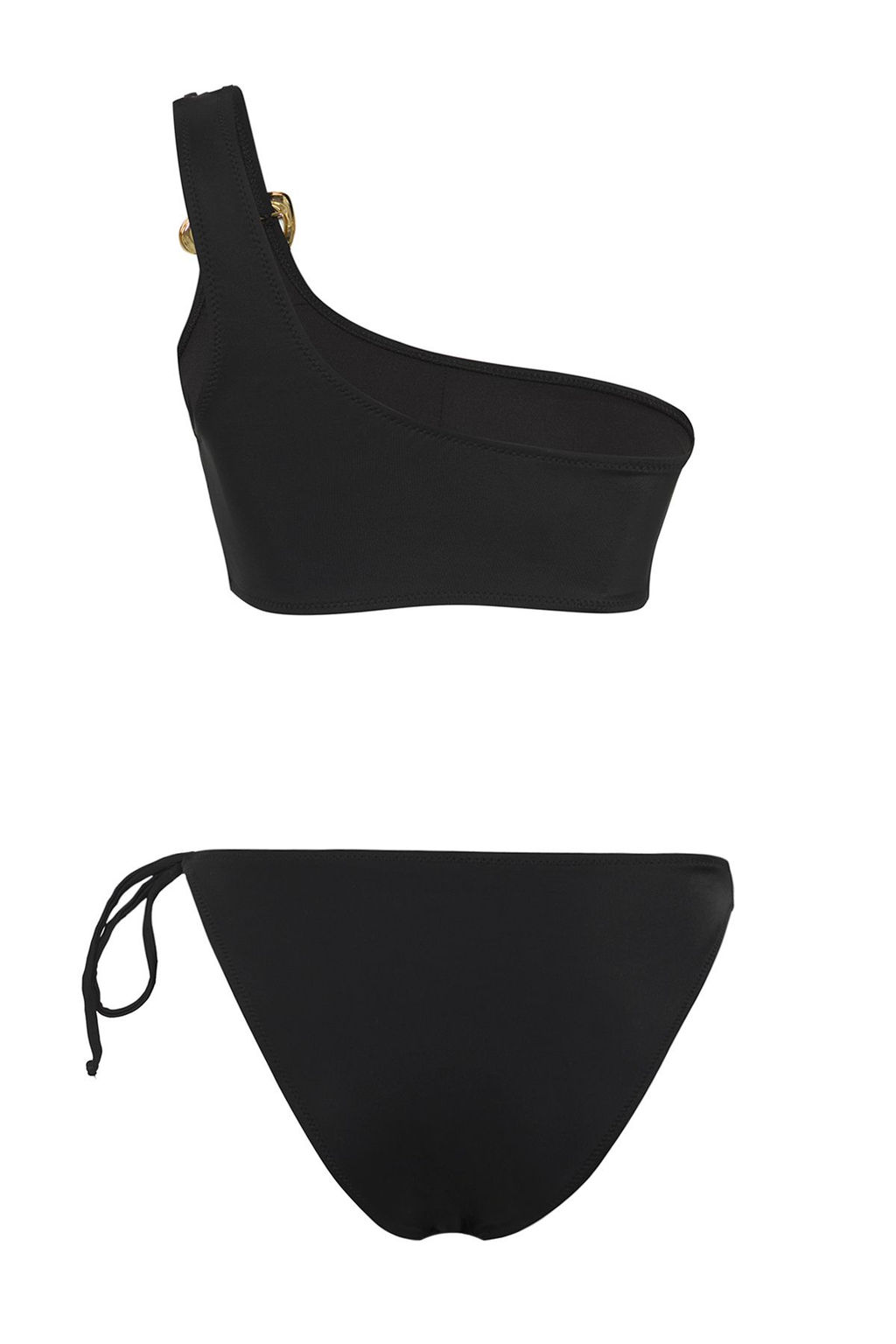 TRENDYOLMILLA Siyah Tek Omuz Aksesuarl? Regular Bikini Tak?m? TBESS25BT00091 фото 12