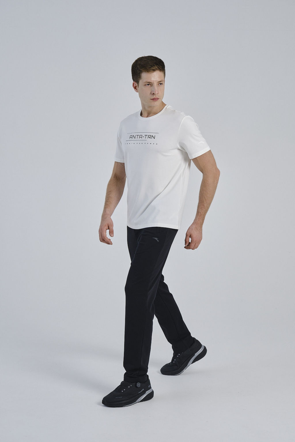 Брюки трикотажные удлиненные Черный - Anta фото 6