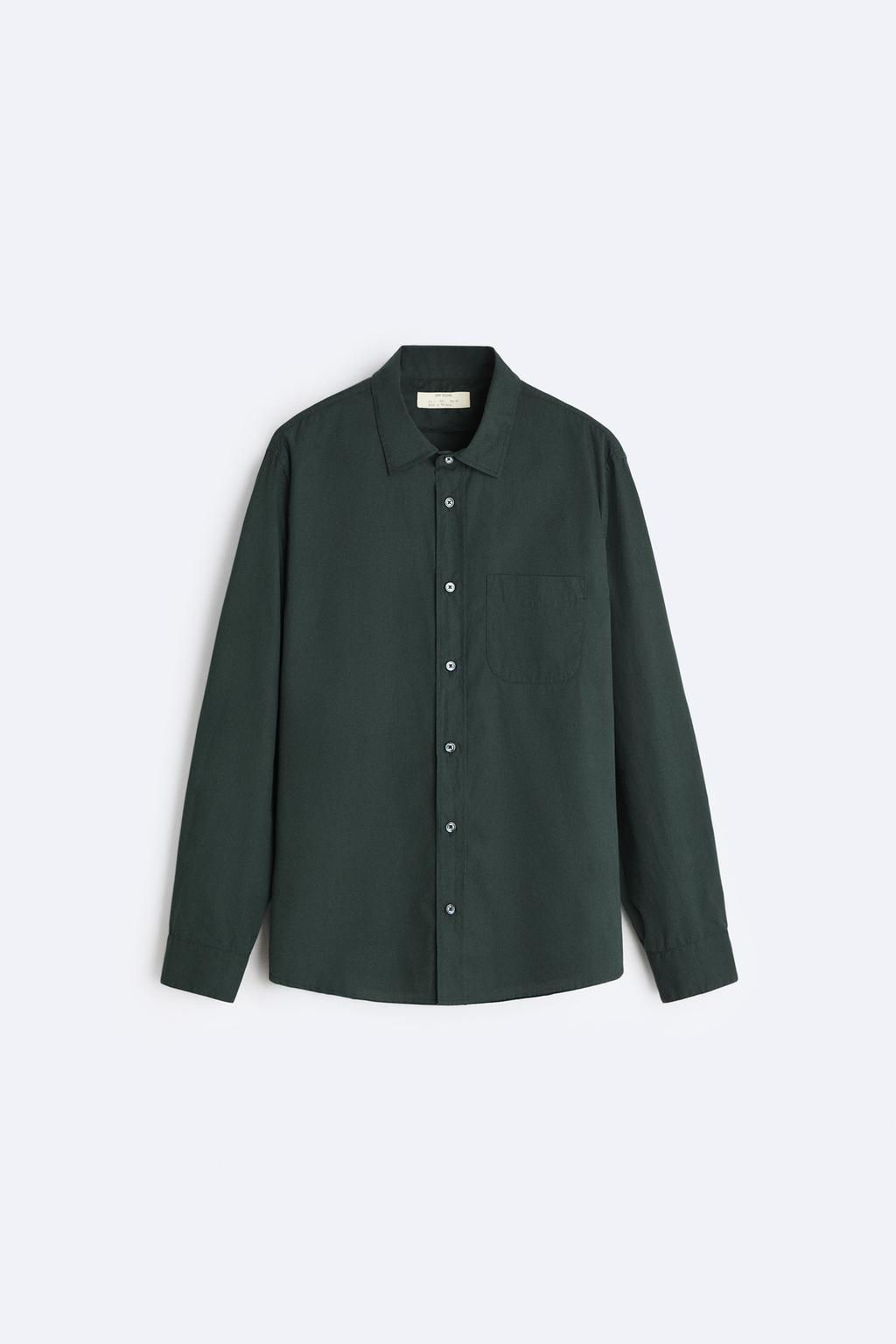 SOLUK EFEKTLI POPLIN GOMLEK - Zara фото 6