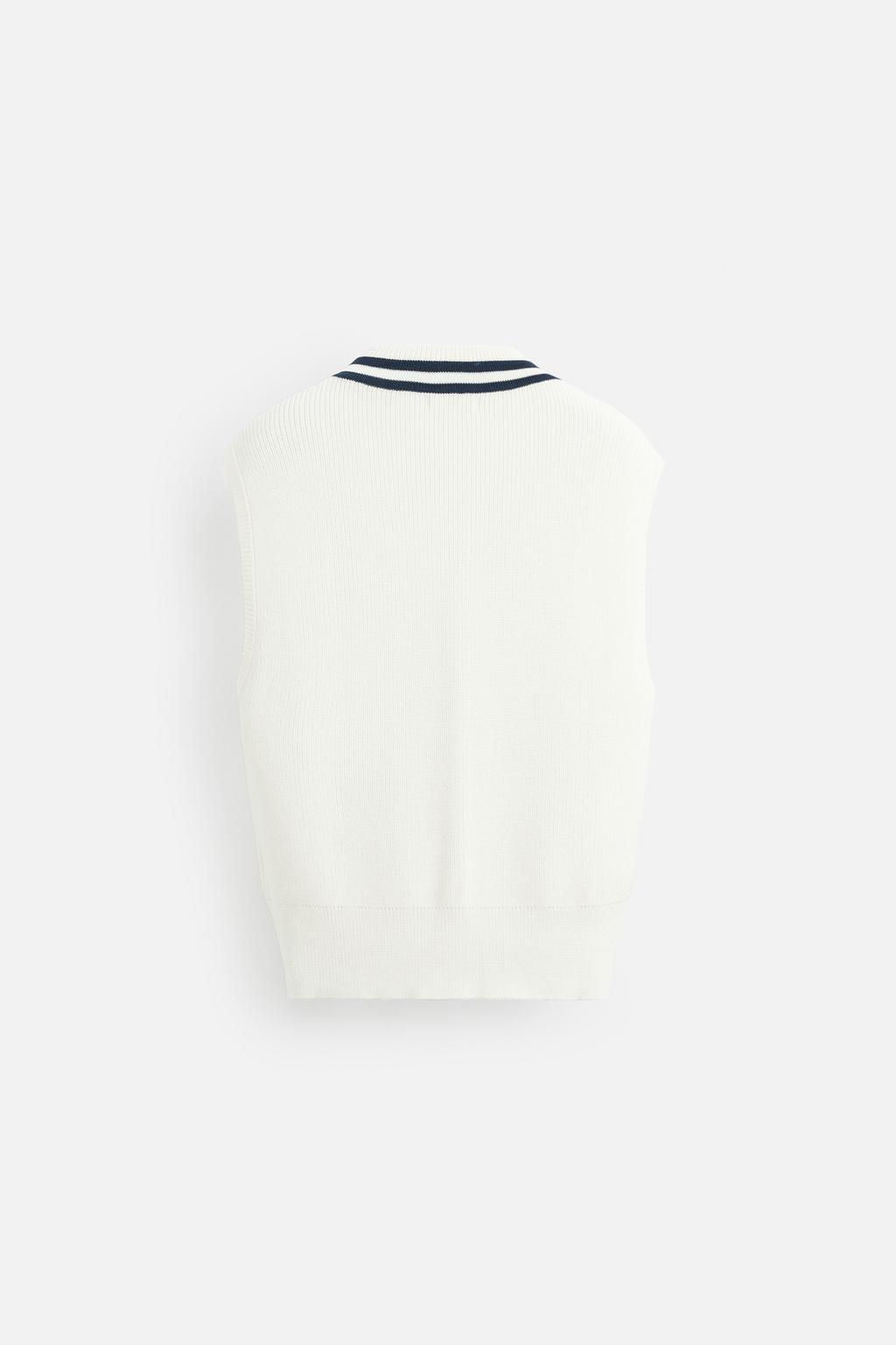 V-NECK WAISTCOAT - Zara фото 8