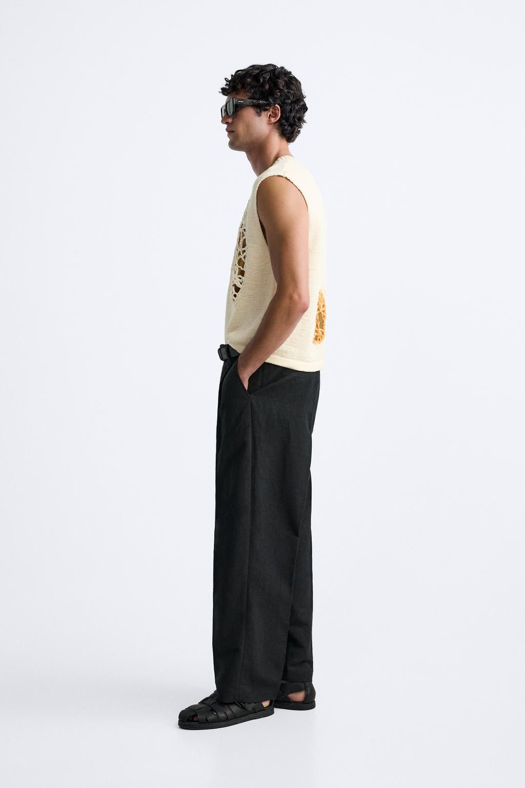 CROCHET JACQUARD VEST - Zara фото 4