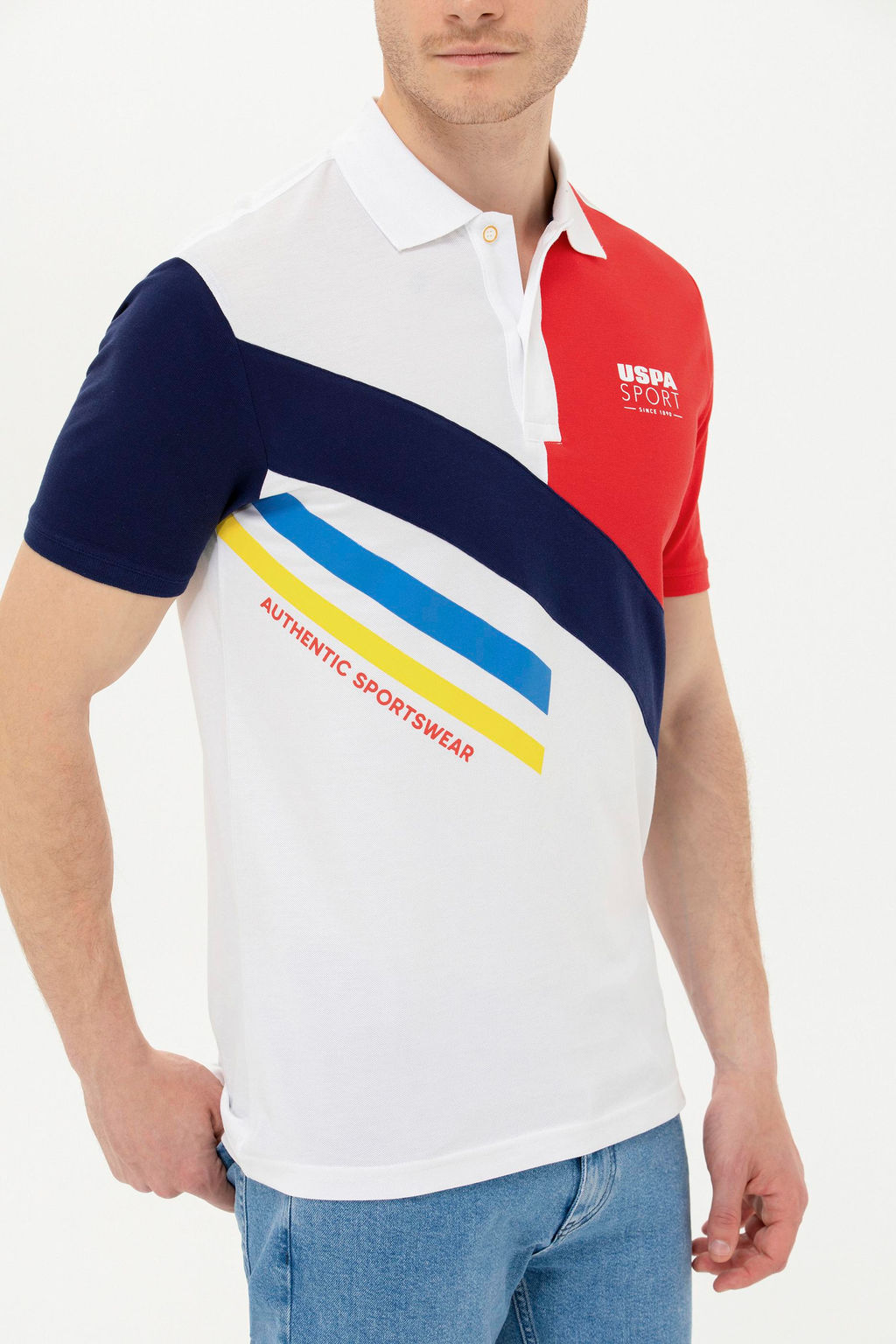 Мужская красная футболка с воротником-поло Неожиданная скидка в корзине - U.s. polo assn фото 13