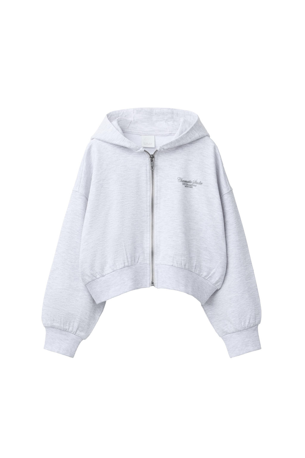 SUDADERA CAPUCHA TEXRO RELIEVE / Gris vigor? - Zara фото 8