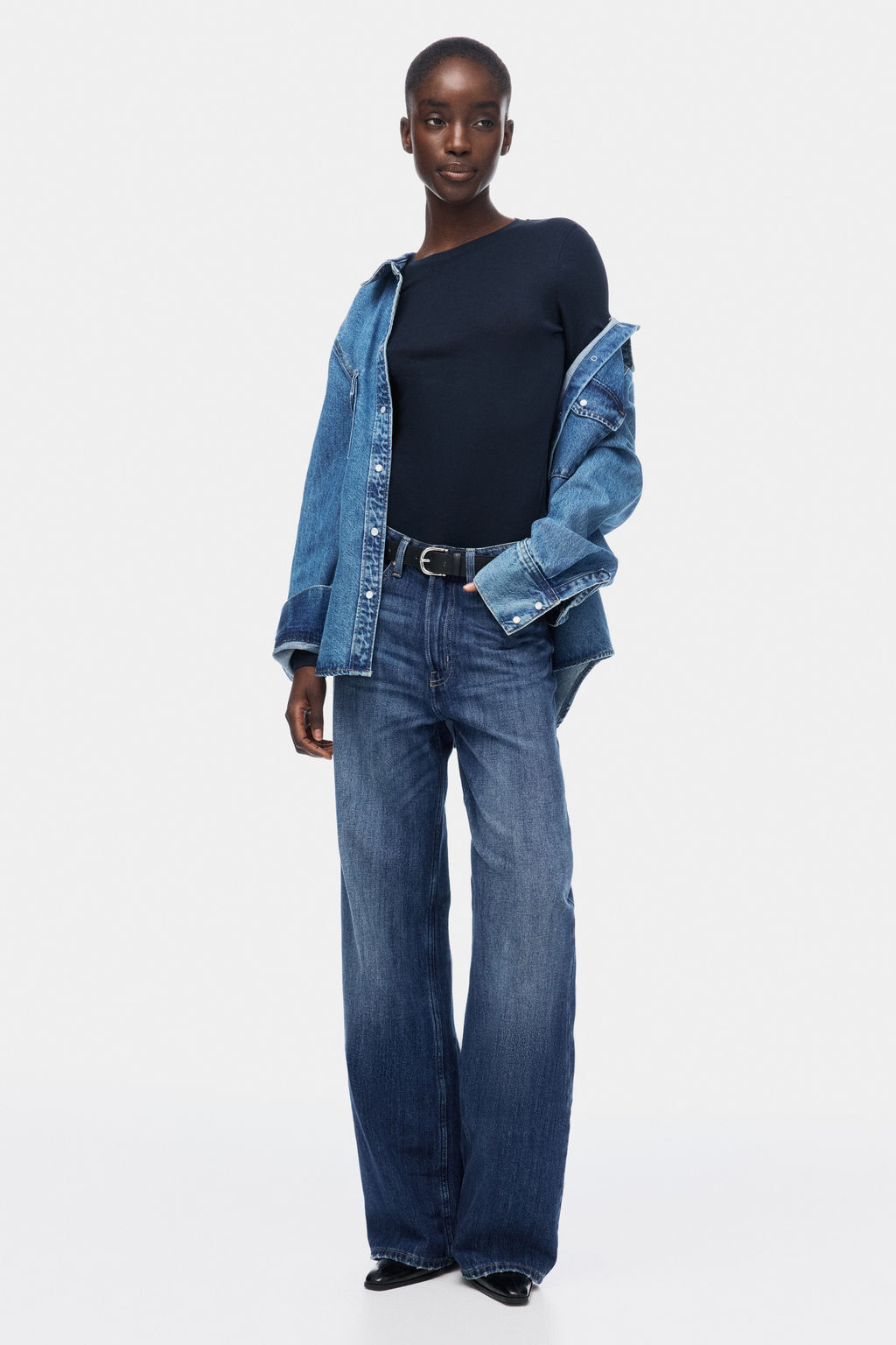 Top en punto de algod?n pima - H&m фото 9
