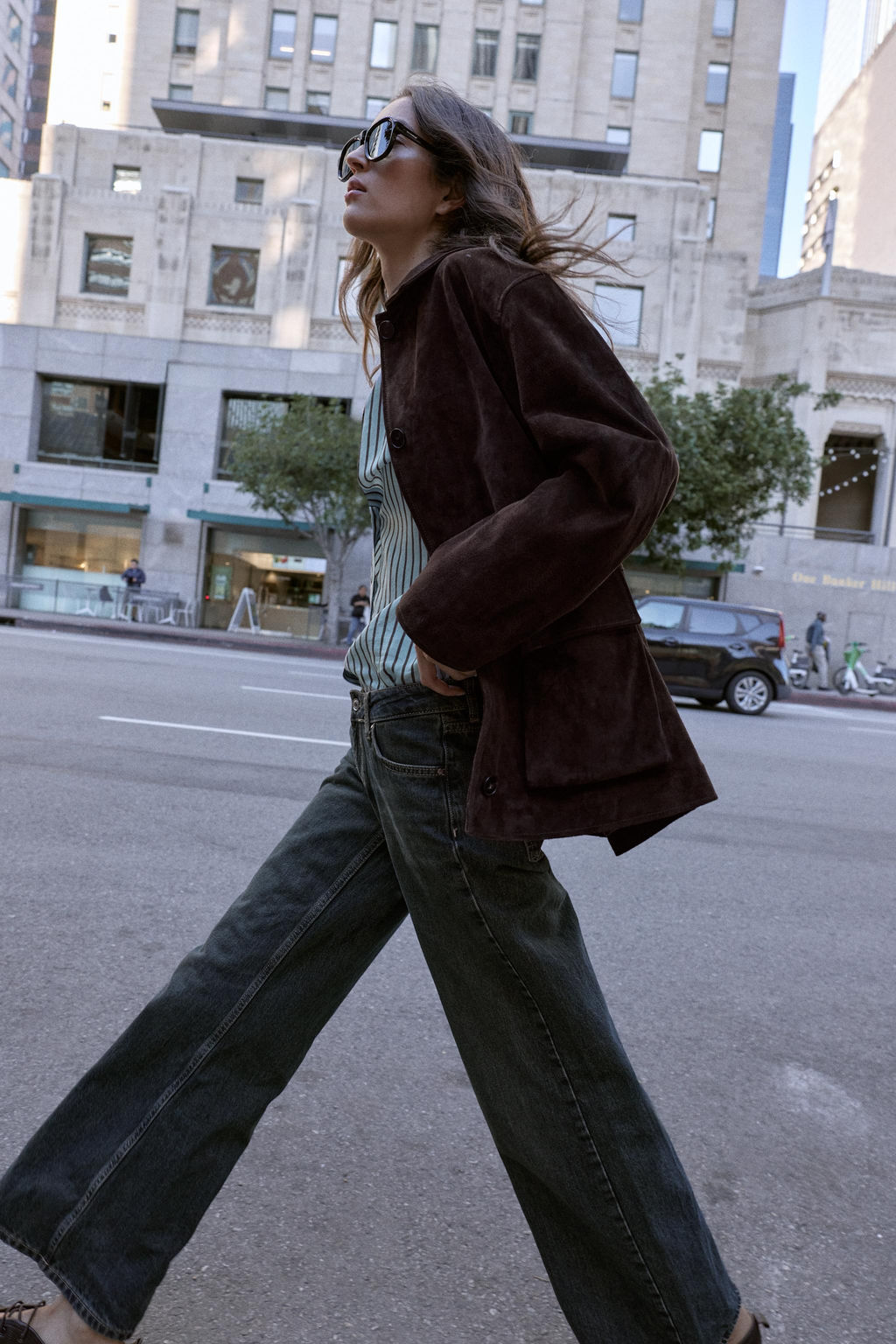 100% LEATHER SUEDE JACKET - Zara фото 18