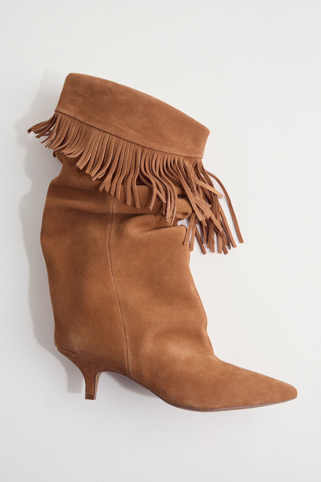 Botas de serraje afelpado con flecos - H&m фото 2