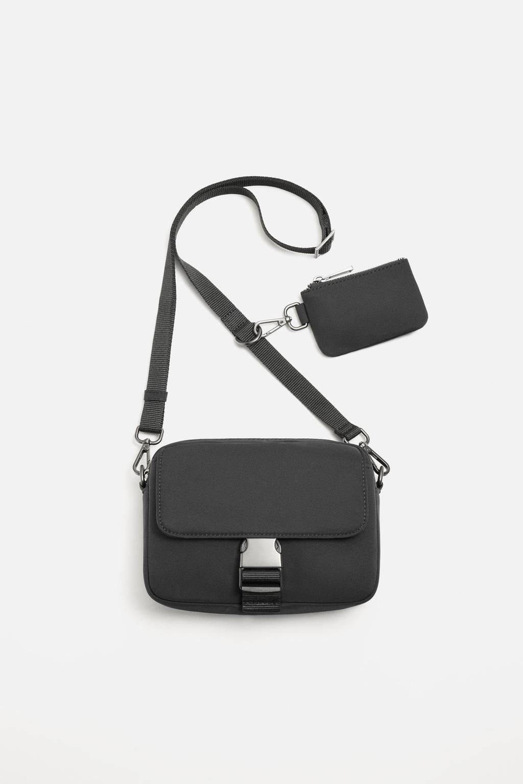 NYLON CROSSBODY BAG - Zara фото 8