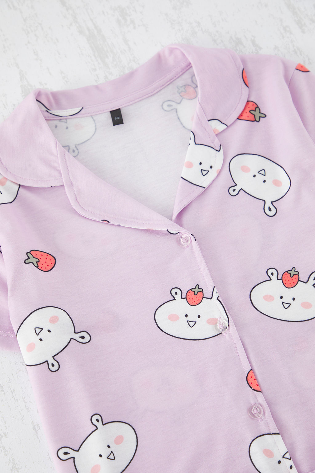 Sar? K?z Cocuk Hayvan Bask?l? Gomlek Yaka Alt Ust Pijama Tak?m? TKDSS25PT00001 - Trendyolmilla фото 5