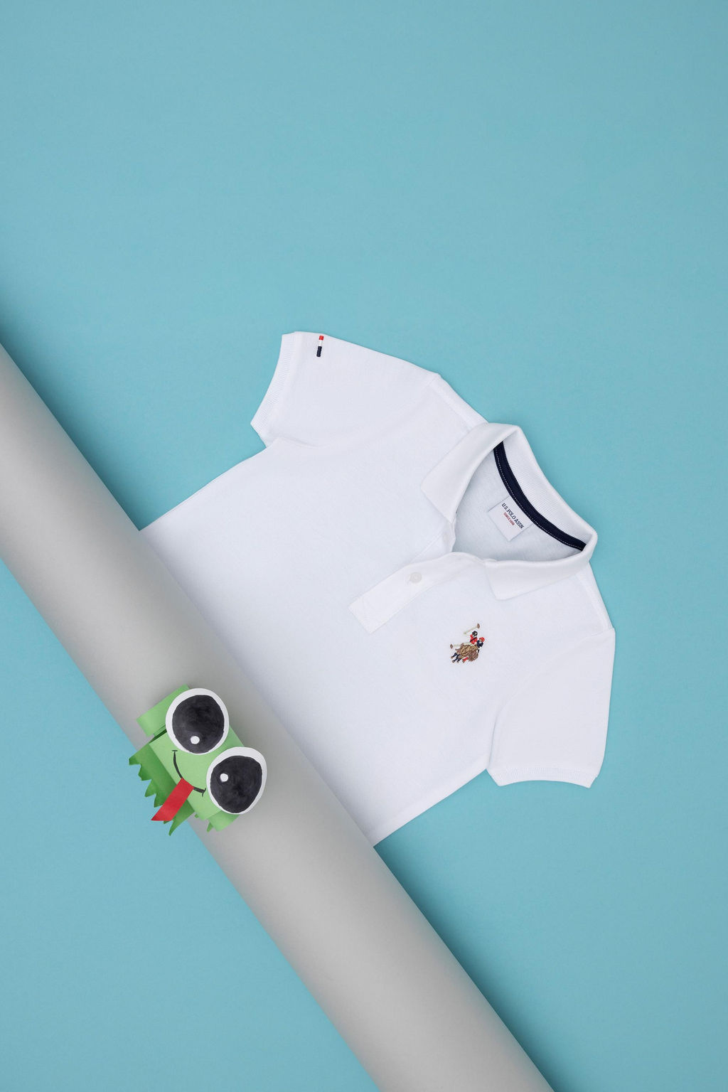 Белая базовая футболка для мальчика - U.s. polo assn фото 9