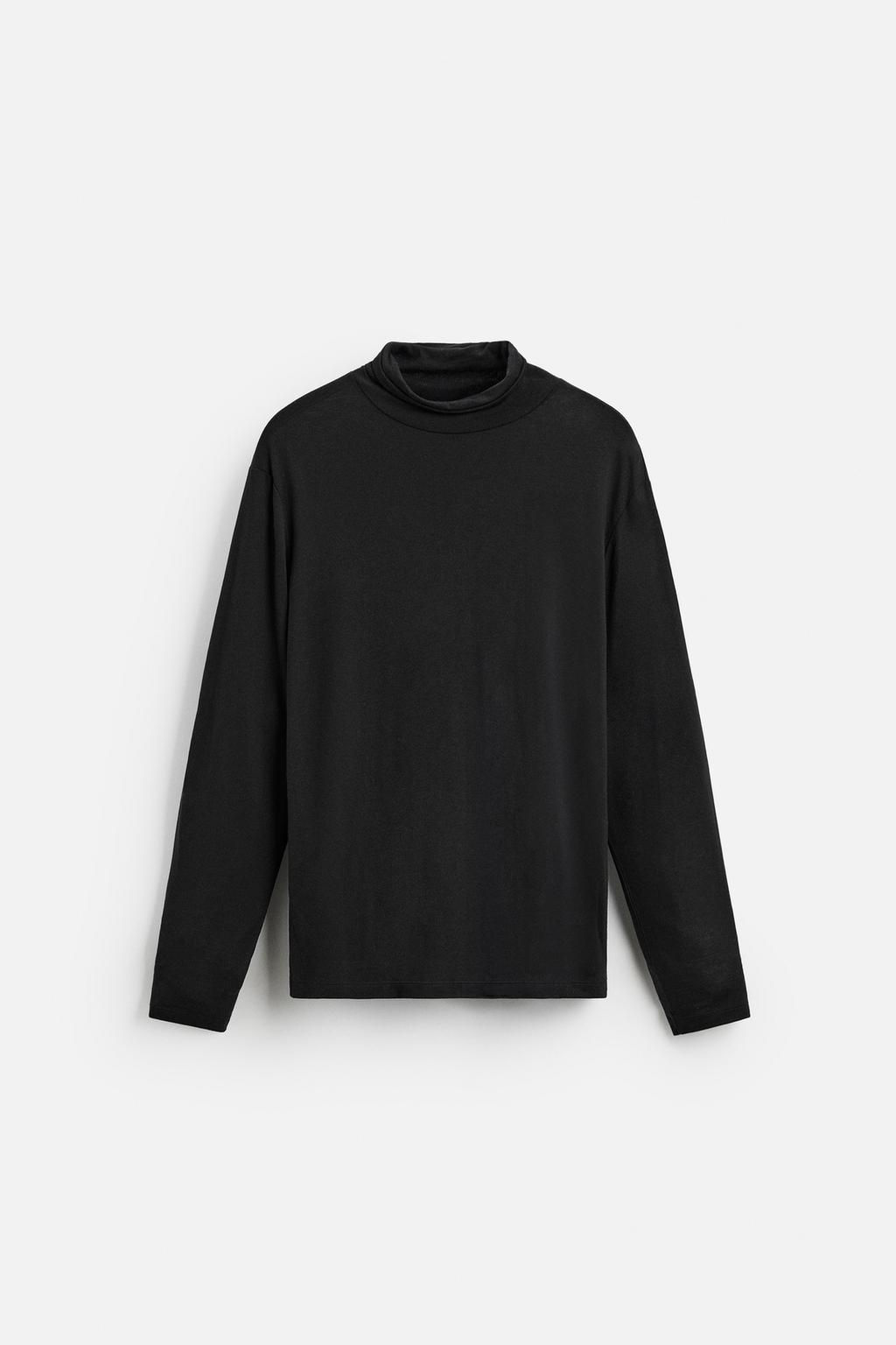 LYOCELL - WOOL T-SHIRT - Zara фото 6