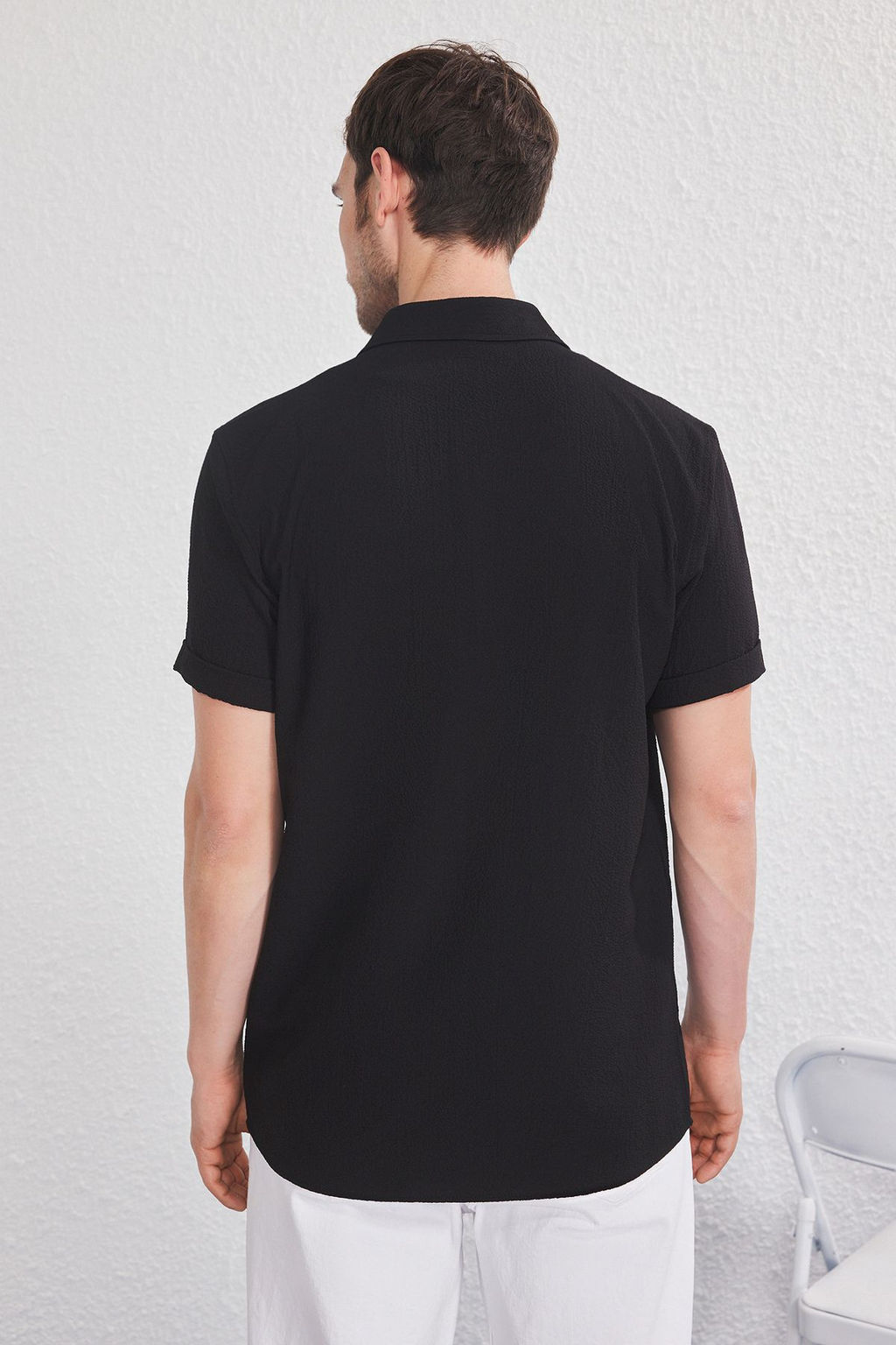 TRENDYOL MAN Lacivert Regular Erkek Gomlek TMNSS25GO00076 - Trendyolmilla фото 11