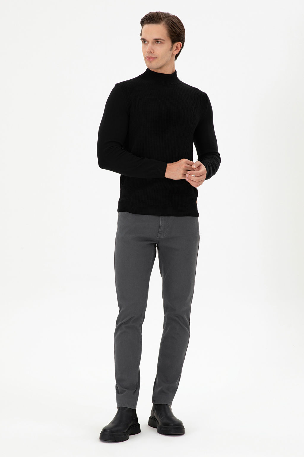 Мужские джинсовые брюки с каменным узором - U.s. polo assn фото 9