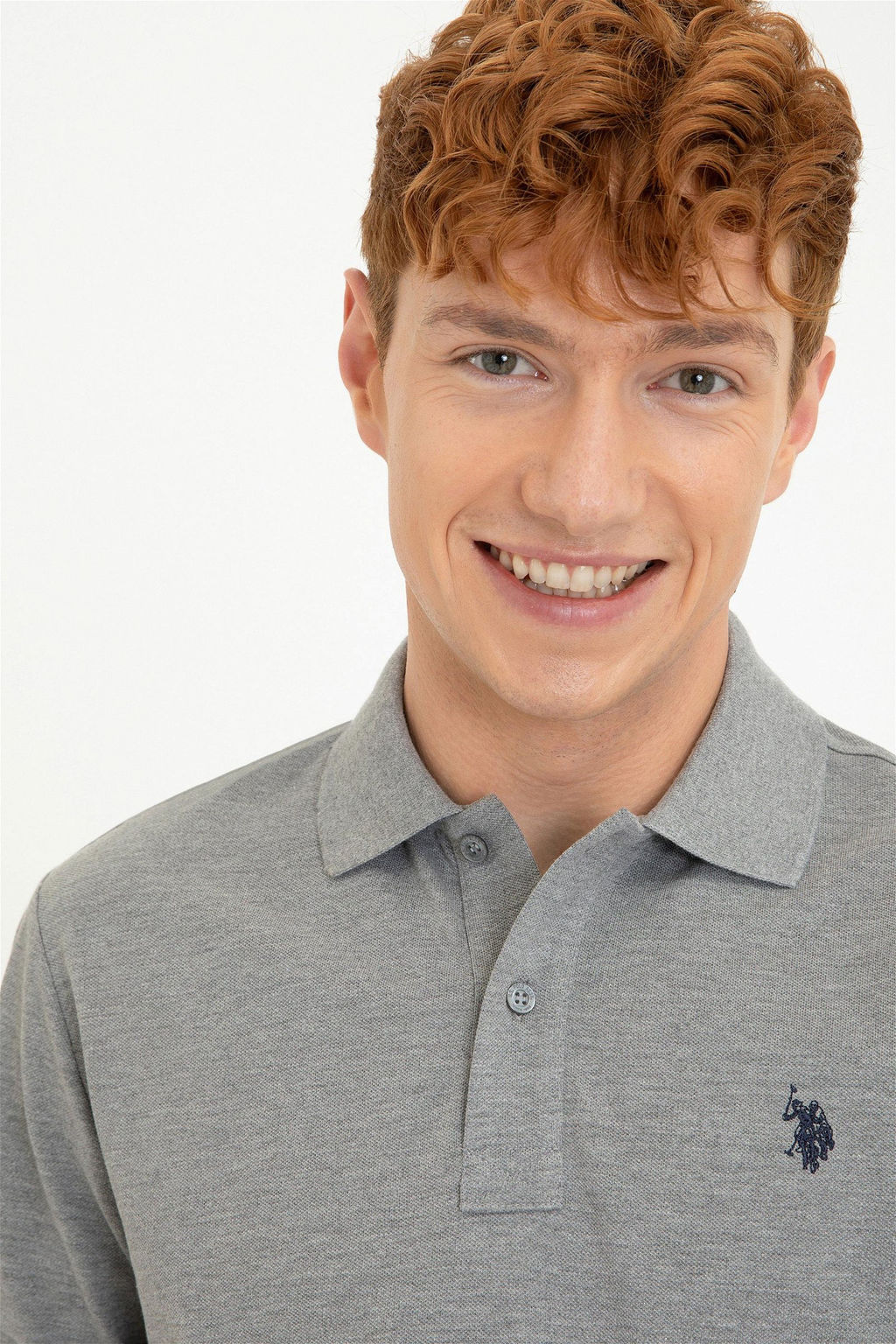 Мужской серый меланжевый базовый свитшот Неожиданная скидка в корзине - U.s. polo assn фото 2