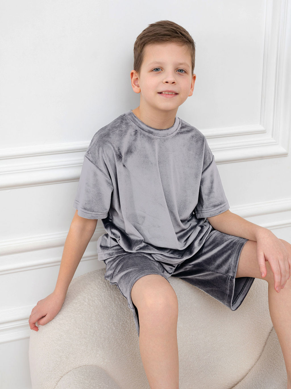 Комплект для мальчика Котик Графит - Modamica фото 12