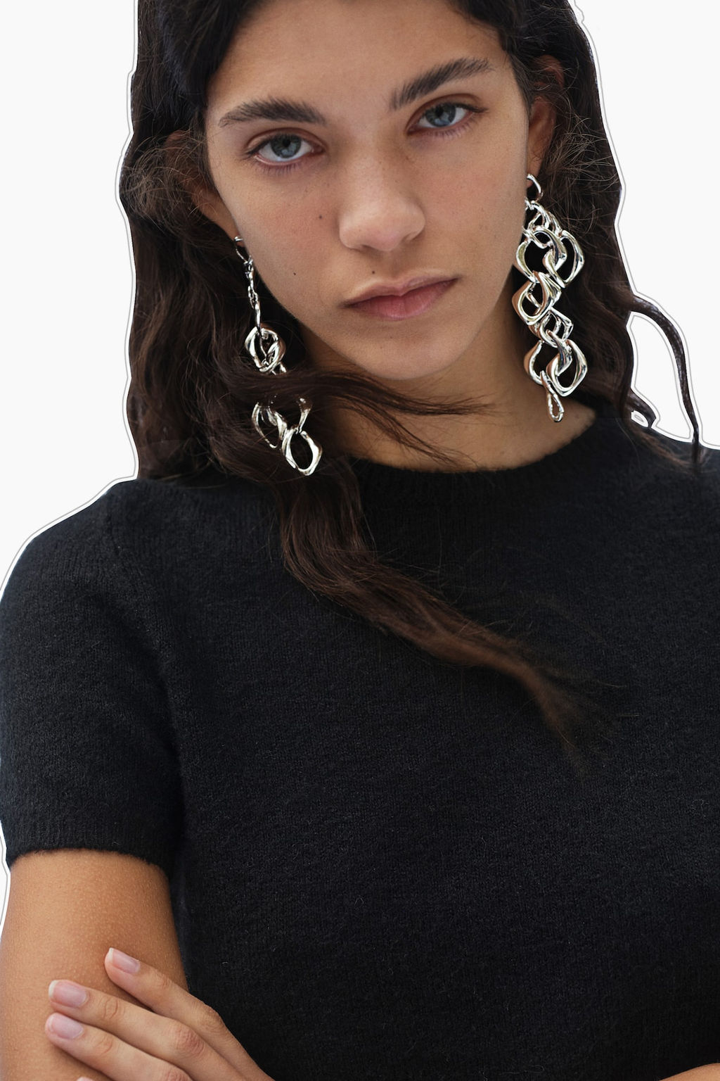 Long chain earrings - H&m фото 2