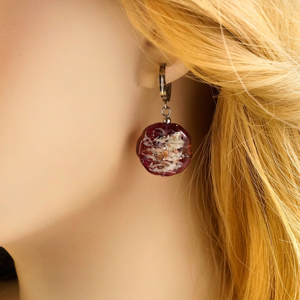 Серьги из муранского стекла GRANITA LC3432