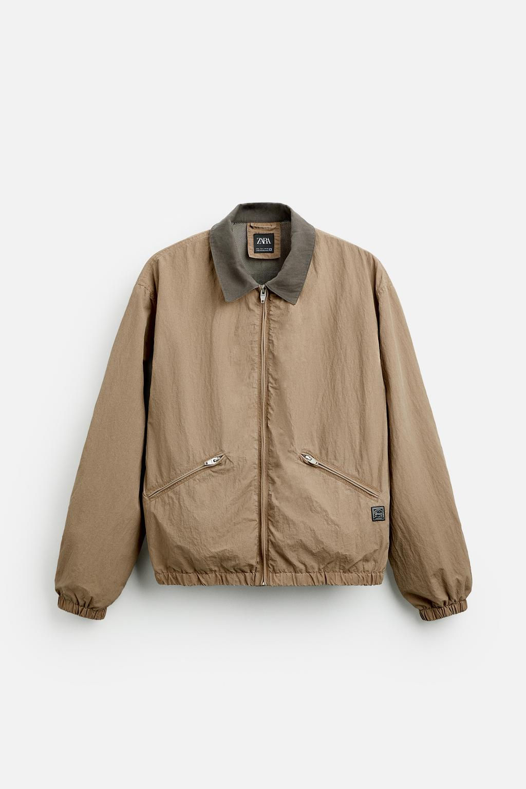 JACKET WITH CONTRAST COLLAR - Zara фото 6