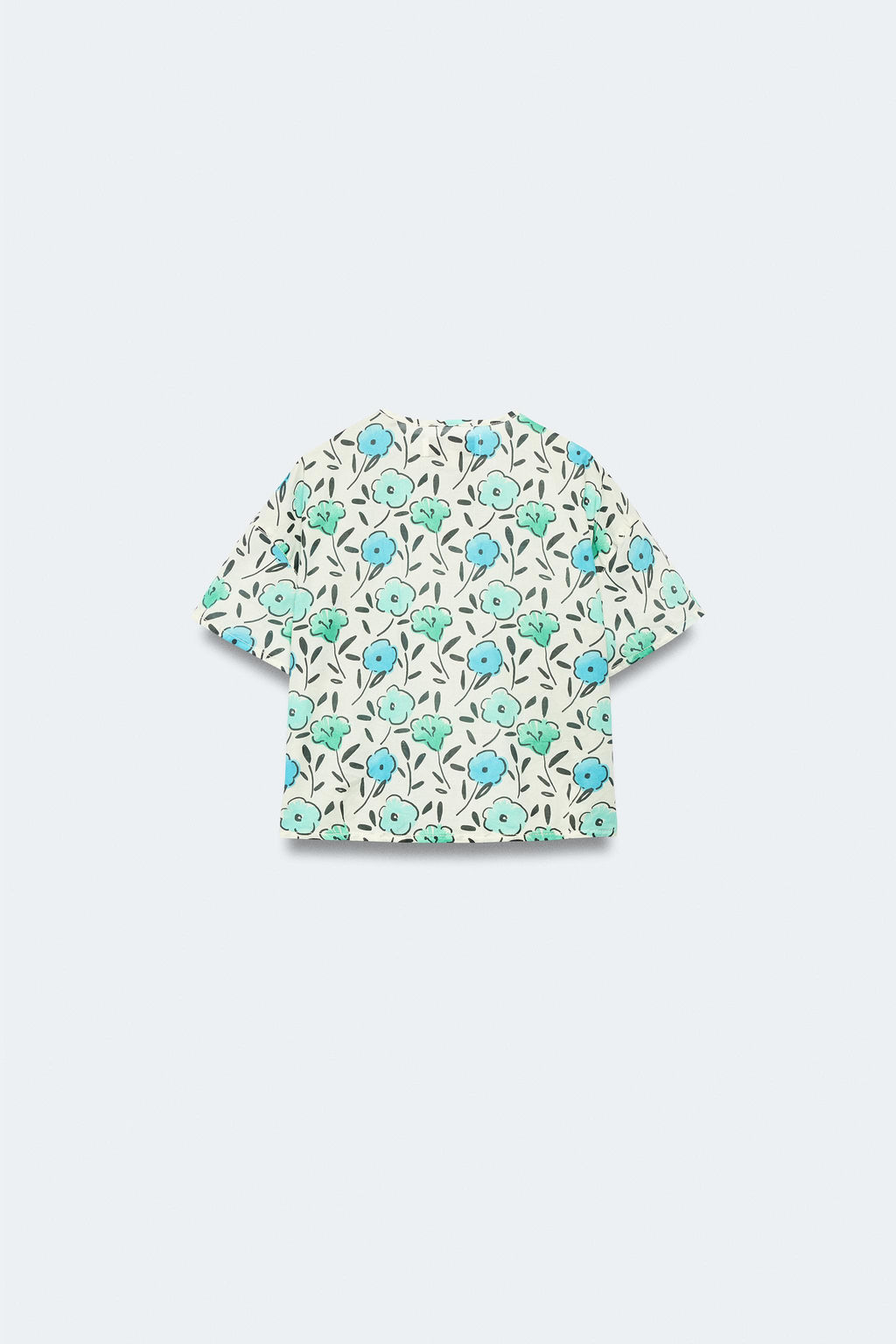 2-14 A?OS/ BLUSA ESTAMPADO FLORES LIMITED EDITION / Crudo medio - Zara фото 8