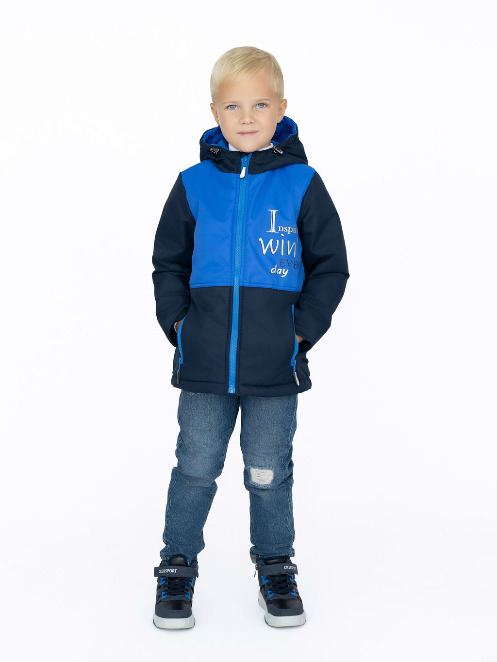 Куртка детская синяя
