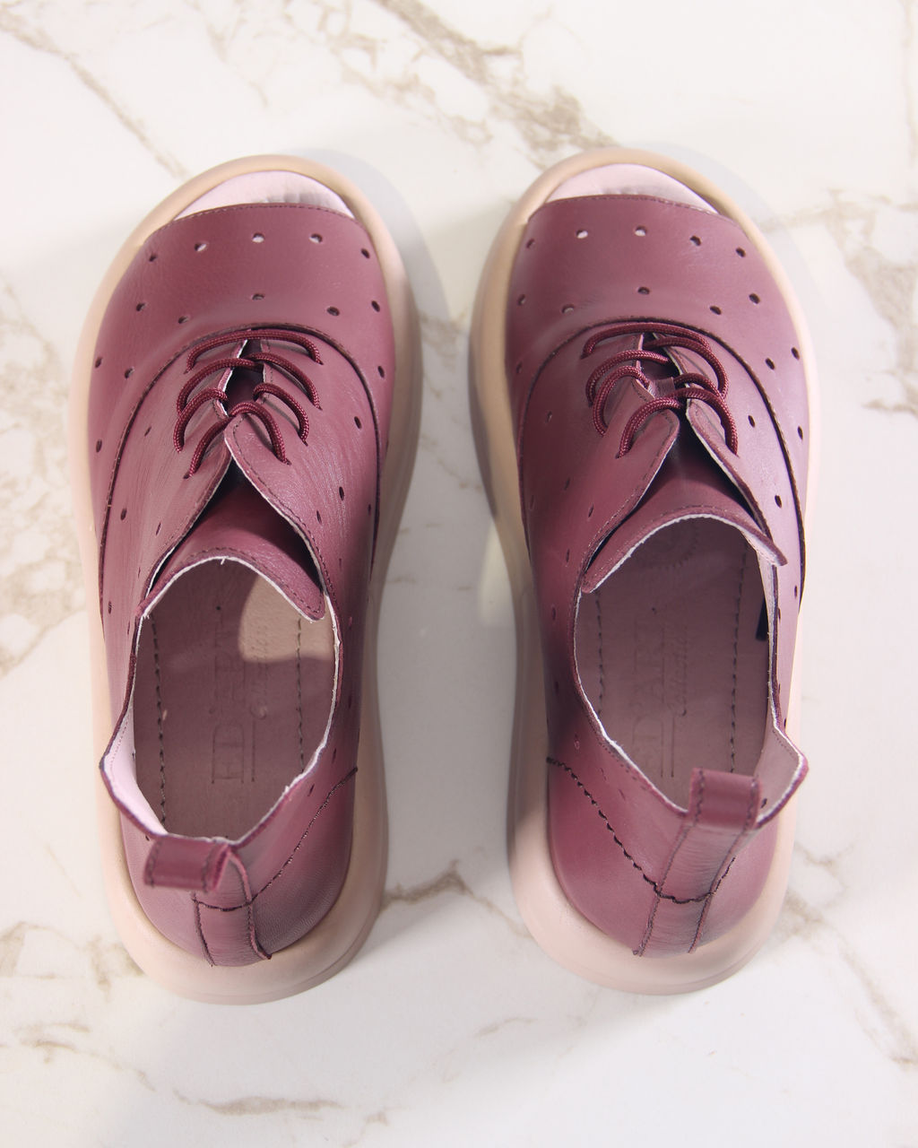 Босоножки 1059.0132c.Гнилая вишня+какао