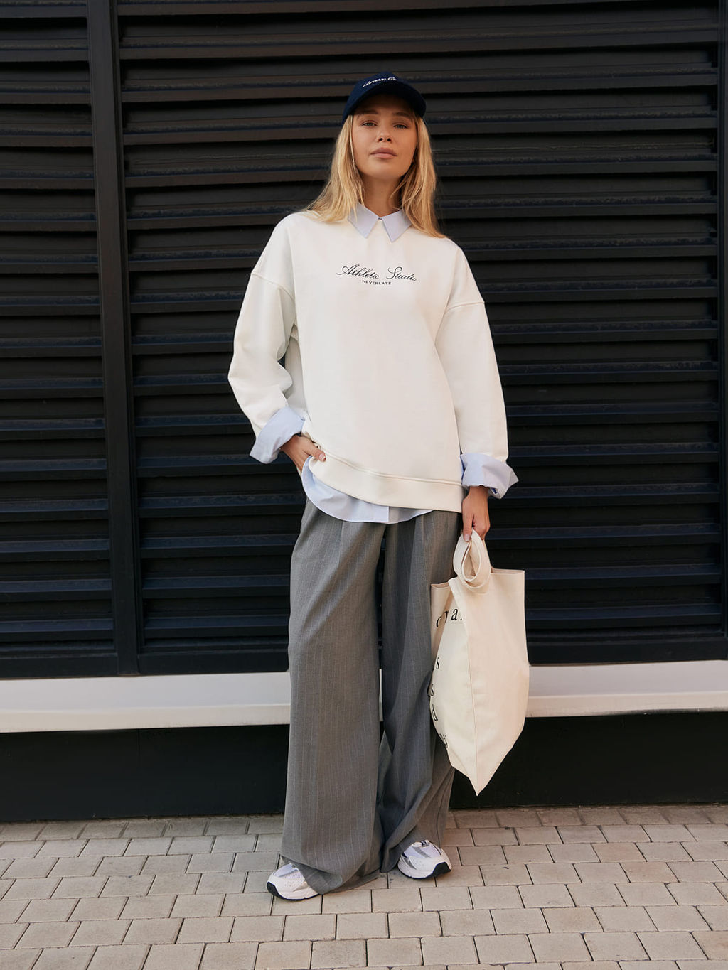 Свитшот Atletic Studio свободного силуэта - NEVERLATE фото 5