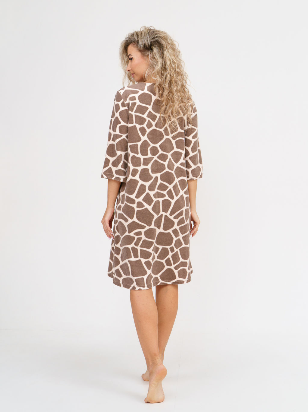 936 Халат "Жираф/темный"