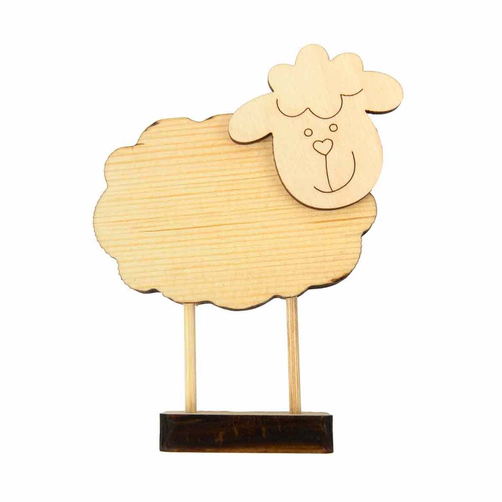 Заготовка для декорирования Mr. Carving ВД-1076 Овечка на шпажках фанера 10 х 10 х 1.3 см